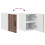 Berkfield Dishwasher Panel Lucca Brown Oak 30 x 31 x 40 cm 11