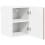 Berkfield Dishwasher Panel Lucca Artisan Oak 30 x 31 x 40 cm 5