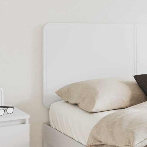 Berkfield Headboard White Engineered wood 2