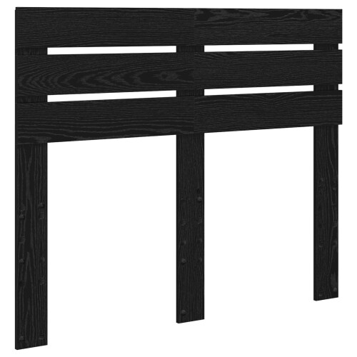 Berkfield Headboard Black Oak Engineered wood 1