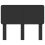 Berkfield Headboard Black Oak Engineered wood 4