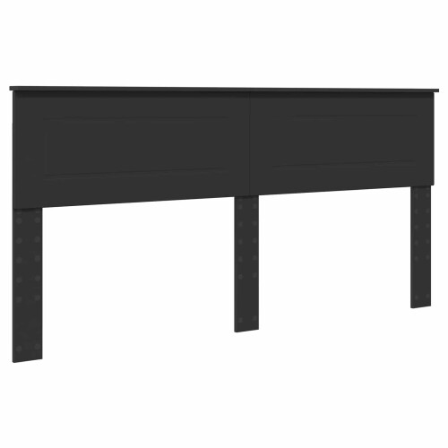 Berkfield Headboard Black Oak Engineered wood 1