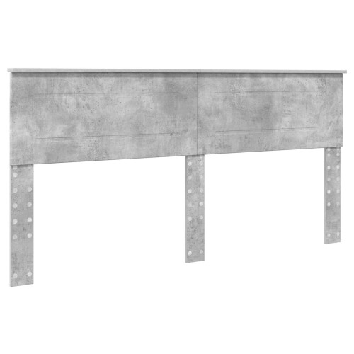 Berkfield Headboard Concrete Grey Engineered wood 1