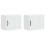 Berkfield Dishwasher Panel Lucca 2 pcs White 50 x 31 x 40 cm 2
