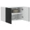 Berkfield Dishwasher Panel Lucca 2 pcs Black 60 x 31 x 40 cm 3