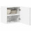 Berkfield Dishwasher Panel Lucca 2 pcs Grey Sonoma 40 x 31 x 40 cm 3