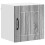 Berkfield Dishwasher Panel Lucca 2 pcs Grey Sonoma 40 x 31 x 40 cm 5