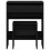 Berkfield Dressing Table Black oak 60 x 40 x 75 cm Engineered wood 7