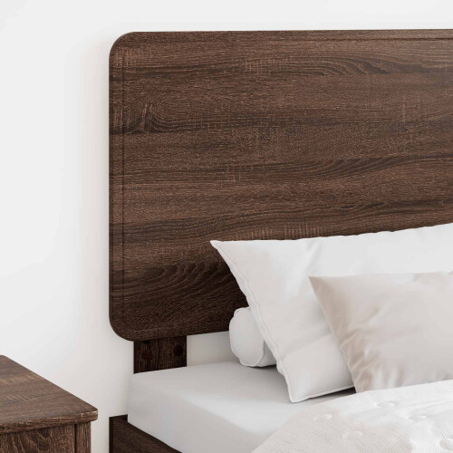 Berkfield Headboard Brown Oak Engineered wood 2