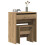 Berkfield Dressing Table Artisan oak 60 x 40 x 75 cm Engineered wood 3