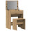 Berkfield Dressing Table Artisan oak 60 x 40 x 75 cm Engineered wood 5