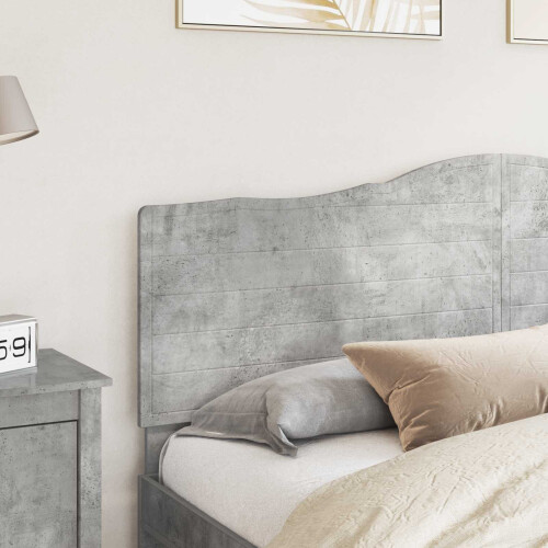 Berkfield Headboard Concrete Grey Engineered wood 2