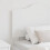 Berkfield Headboard White Engineered wood 3