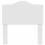 Berkfield Headboard White Engineered wood 4