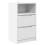 Berkfield Bedside Table White 40 x 30 x 467 cm Engineered Wood 2