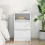 Berkfield Bedside Table White 40 x 30 x 467 cm Engineered Wood 4