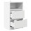 Berkfield Bedside Table White 40 x 30 x 467 cm Engineered Wood 5