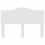 Berkfield Headboard White Engineered wood 4