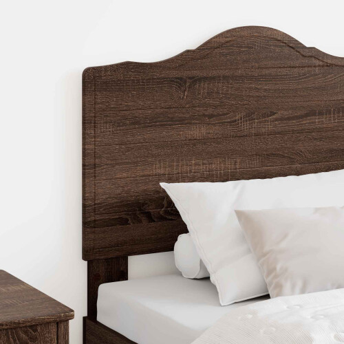 Berkfield Headboard Brown Oak Engineered wood 2