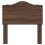Berkfield Headboard Brown Oak Engineered wood 4