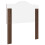 Berkfield Headboard Brown Oak Engineered wood 6