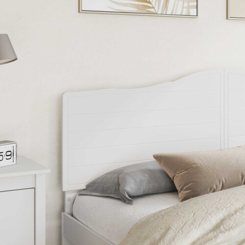 Berkfield Headboard White Engineered wood 2