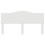 Berkfield Headboard White Engineered wood 4