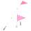 Pink2Sets Σημαία Μίνι Ποδήλατο Αξεσουάρ Ποδηλάτων Κοντάρι Σημαίας για Παιδιά 1