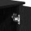 Berkfield Sideboard Black Oak 70 x 30 x 80 cm 7