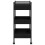 Berkfield Kitchen Trolley Black oak 50 x 30 x 70 cm Engineered Wood 8