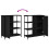 Berkfield Sideboard Black Oak 70 x 30 x 80 cm 9