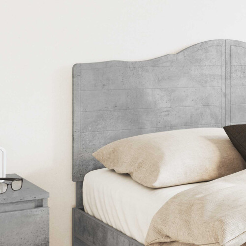 Berkfield Headboard Concrete Grey Engineered wood 2