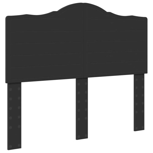 Berkfield Headboard Black Oak Engineered wood 1