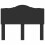 Berkfield Headboard Black Oak Engineered wood 4
