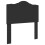 Berkfield Headboard Black Oak Engineered wood 2