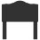 Berkfield Headboard Black Oak Engineered wood 4