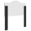 Berkfield Headboard Black Oak Engineered wood 6