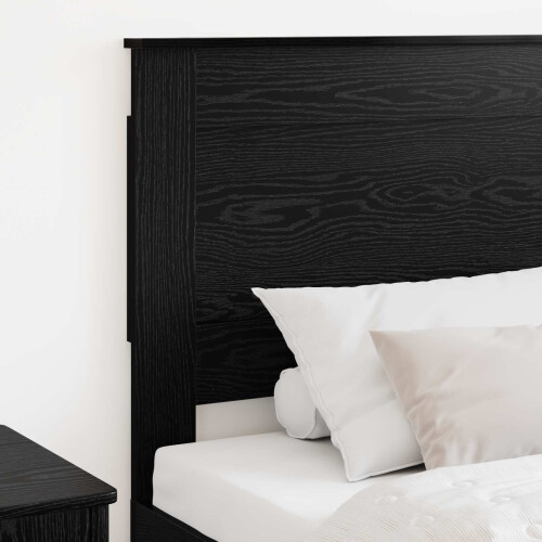 Berkfield Headboard with Headboard Black Oak 90 cm Engineered Wood 2