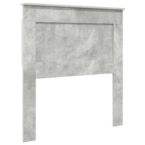 Berkfield Headboard with Headboard Concrete Grey 80 cm Engineered Wood 1