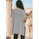 Women'S Loose Dropped Shoulder Short Sleeve Pullover Sweater Light Gray L 6
