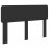 Berkfield Headboard Black Oak Engineered wood 2