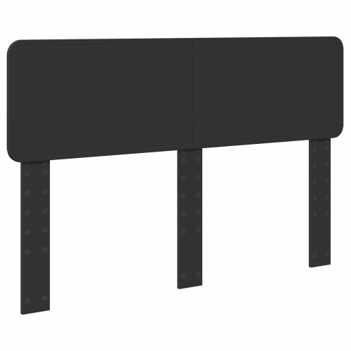 Berkfield Headboard Black Oak Engineered wood 1