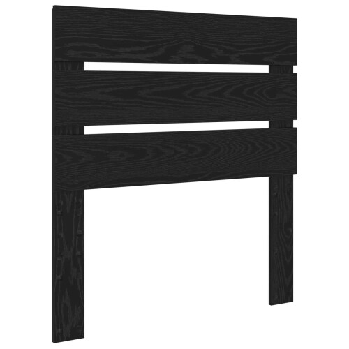 Berkfield Headboard Black Oak Engineered Wood 1