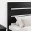 Berkfield Headboard Black Oak Engineered Wood 3