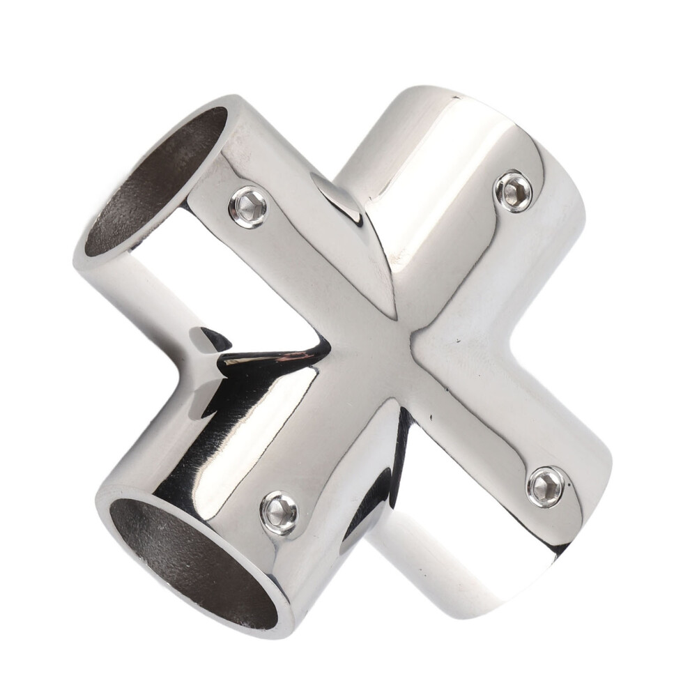 4-Way 316 Stainless Steel Pipe Fitting 25mm