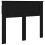 Berkfield Headboard Black Oak Engineered wood 2