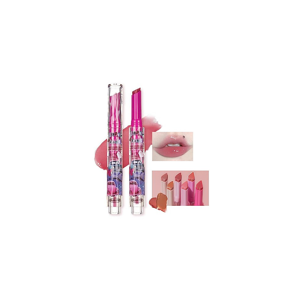 Light Jelly Lipstick 01 Heart Shape Moisture Lock Gloss Finish Hydrating Tinted Lip Balm