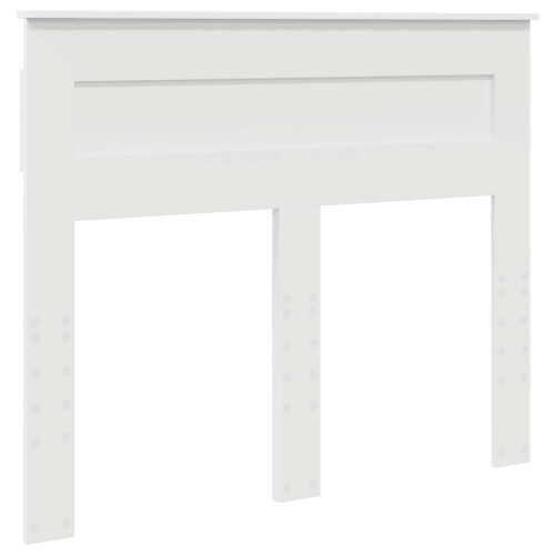 Berkfield Headboard White Engineered wood 1