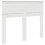Berkfield Headboard White Engineered wood 6