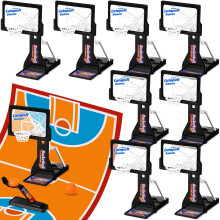 Mini Basketball Game with Durable Black Hoop, Desktop Shooting Toy for Adults Office Stress Relief Gift
